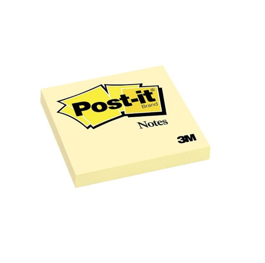 3M Post-it Notes – Canary Yellow – 100 Sheets