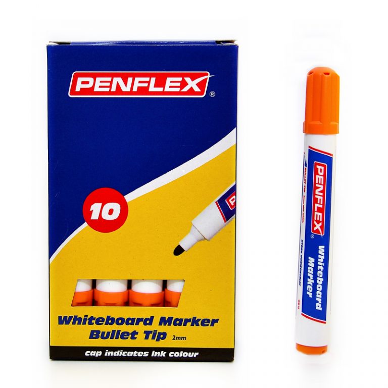 Penflex WB15 Whiteboard Markers Box-10 Orange