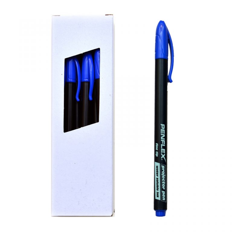 Penflex OHP Fine Point Water Soluble Box-10 Blue