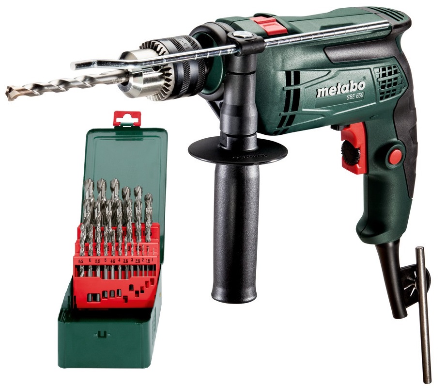Metabo – Impact Drill and 25 Piece Drill Bits – COMBO Set