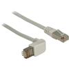 Delock 0.5m RJ45 CAT6 SSTP Angled/Straight (83524) Delock 0.5m RJ45 CAT6 SSTP Angled/Straight (83524)