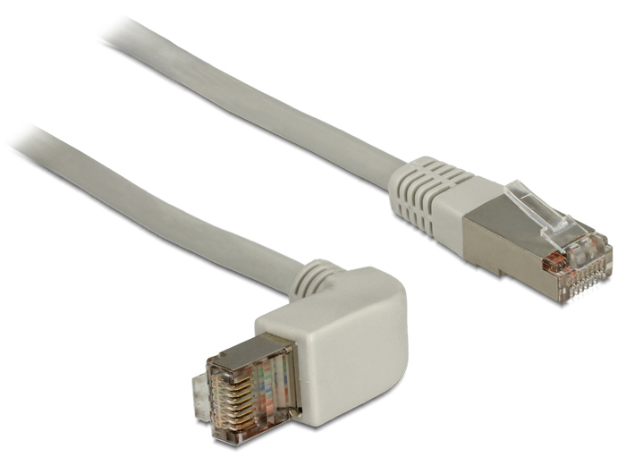 Delock 3m RJ45 CAT6 SSTP Cable Angled – Grey (83652)