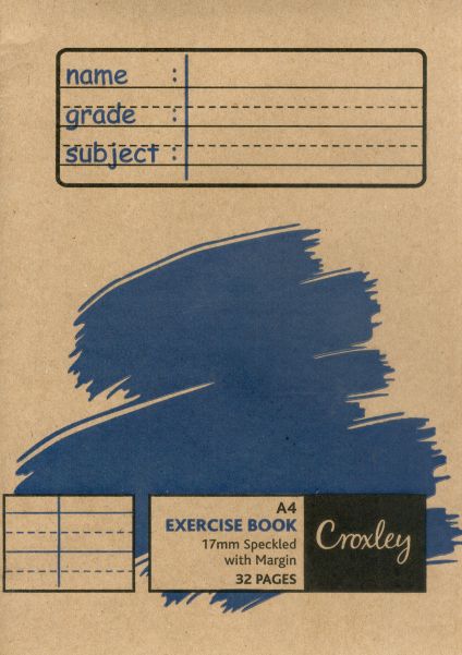 CROXLEY JD267 A4 32Page 17mm Speckled & Margin Pack of 20