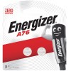 Energizer A76BP2 1.5v Alkaline A76 Battery Card 2 Energizer A76BP2 1.5v Alkaline A76 Battery Card 2