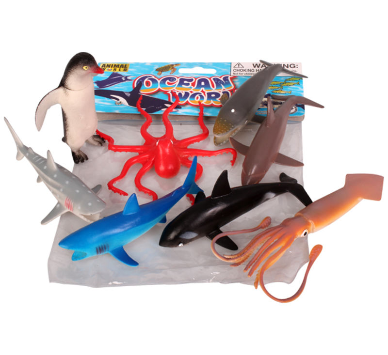 Ocean World Playset – 8 Pieces