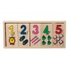 Educational Blocks Connect Wooden Numbers Educational Blocks Connect Wooden Numbers