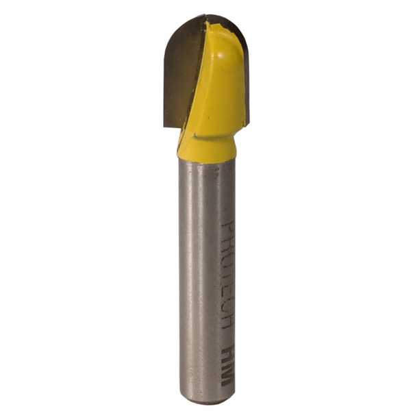 Round Nose Veining Bit One Flute 1/4″ X 5/16″ 1/4″ Shank