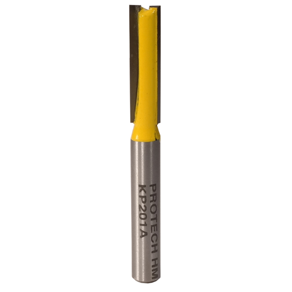 Straight Bit 1/4″ (6.35Mm) X 1″(25.4Mm) Two Flute Long 1/4″ Shank
