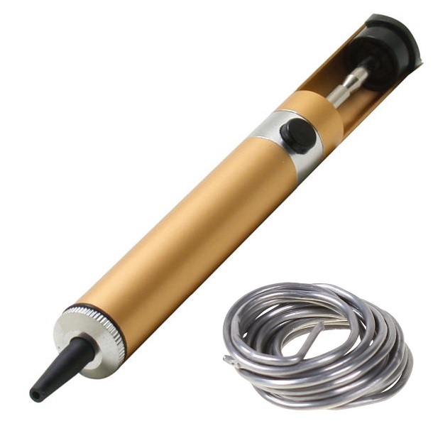 Kendo De Soldering Pump & Solder Wire 15g 1.6mm (Solder Sucker)