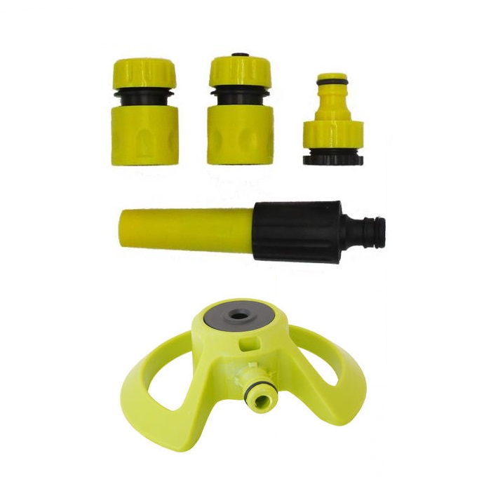 MTS Hose Pipe Adjustable Nozzle and Sprinkler Set (1/2″)