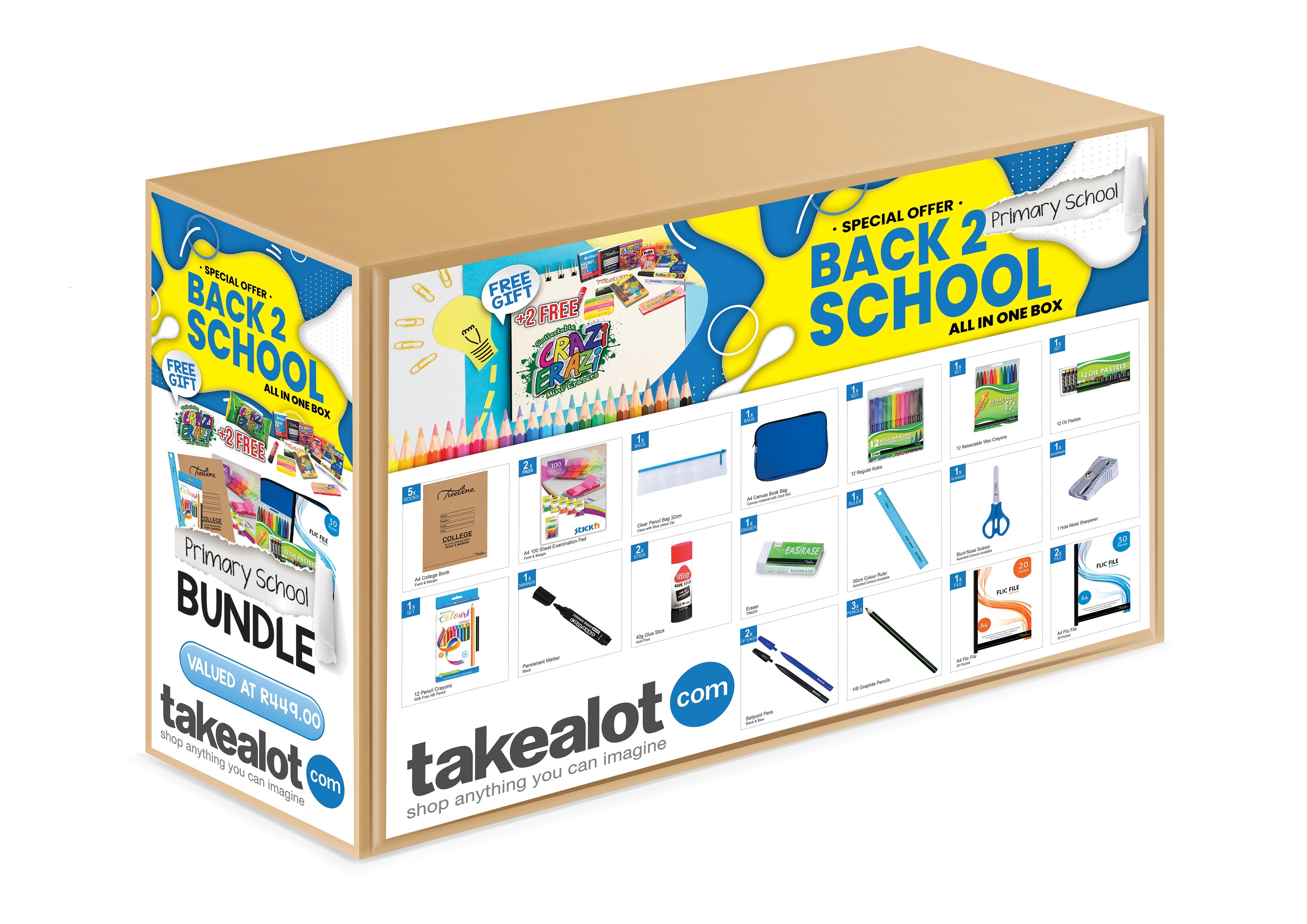 Takealot Back 2 School Pack – Primary School