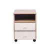 Kaio Turin 2 Drawer + Shelf Bedside Table Kaio Turin 2 Drawer + Shelf Bedside Table