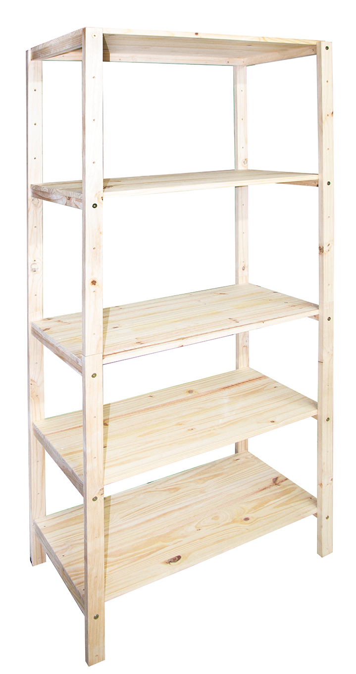Wildberry – Wooden Shelf 5 Tier Flat Packed