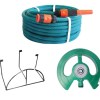 Hose Pipe Set (20m) with Fittings, Pyramid Sprinkler & Steel Hose Bracket Hose Pipe Set (20m) with Fittings, Pyramid Sprinkler & Steel Hose Bracket