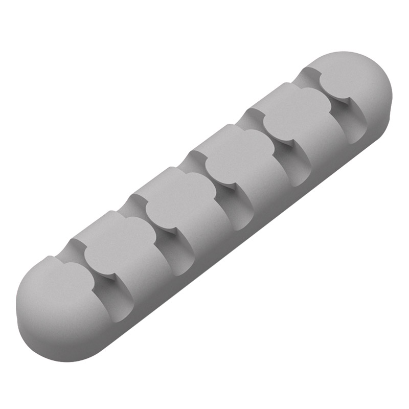 Orico 5 Slot Desktop Cable Clip – Black – Grey