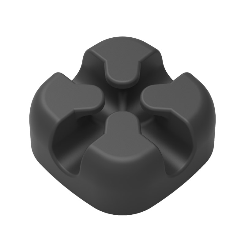 Orico Desktop Cable Cross Clip – Grey – Black