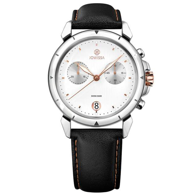 Jowissa Lewy 6 Swiss Chronograph Men’S Watch – Black & White