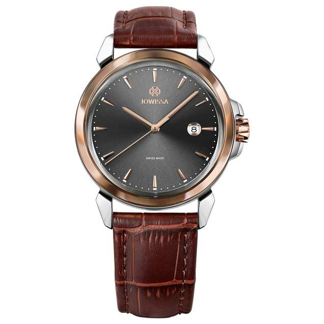 Jowissa Lewy 3 Swiss Men’S Watch – Brown