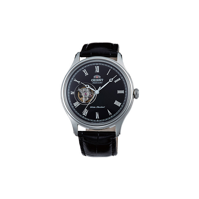 Orient Open Heart Automatic Men Watch – Black