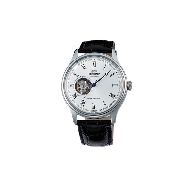 Orient Open Heart Automatic Men Watch – Black & White