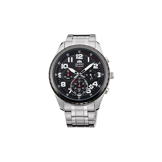 Orient Sporty Chronograph Black Dial Men Watch