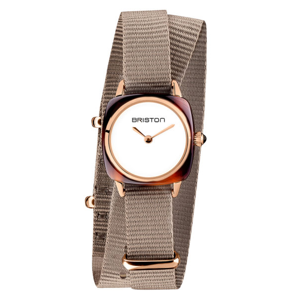 Briston Clubmaster Lady Acetate Gold – Brown
