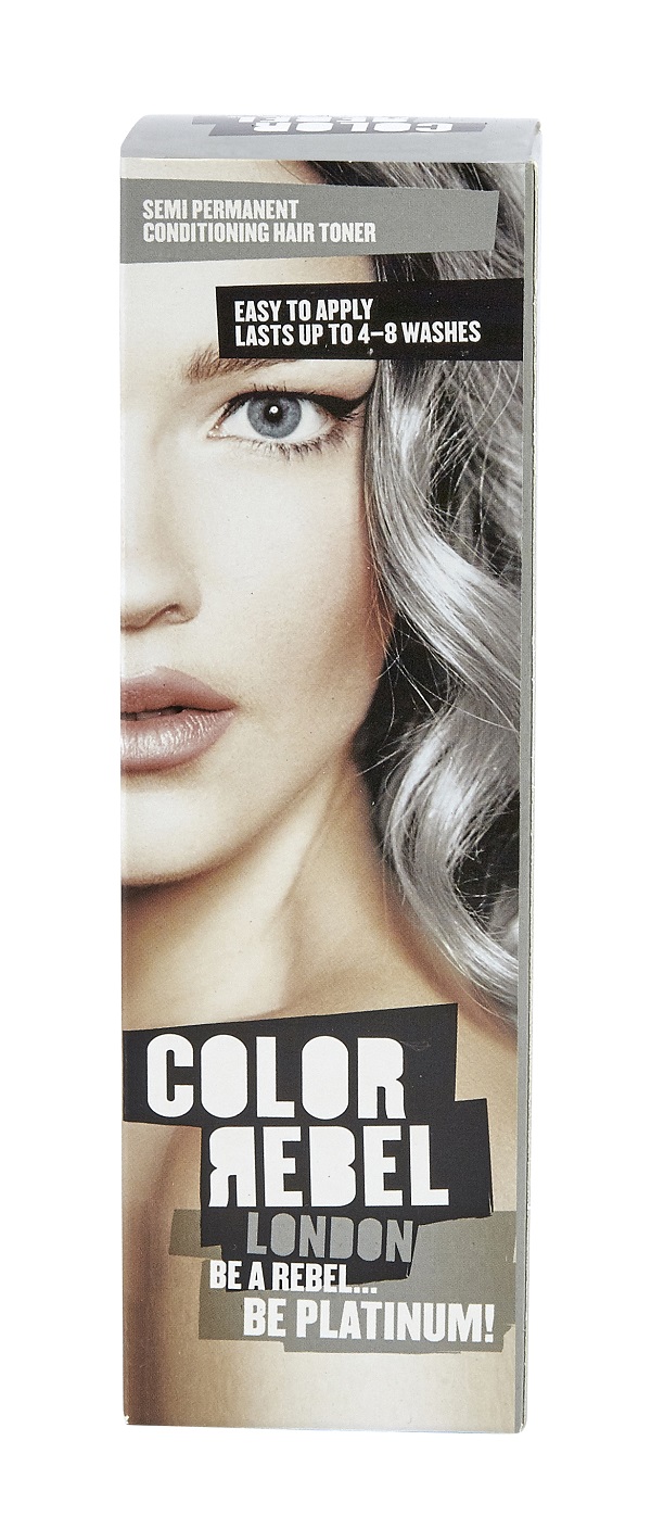 Color Rebel Semi-Perm Cond Hair Toner Platinum 100ml
