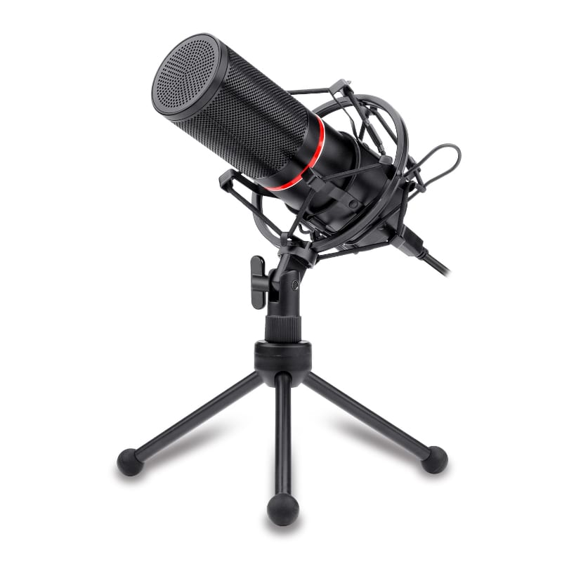 Redragon BLAZAR Cardioid|Unidirectional USB Condenser Mic & Tripod