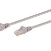 0.5M CAT5E Moulded Flylead – Grey 0.5M CAT5E Moulded Flylead – Grey