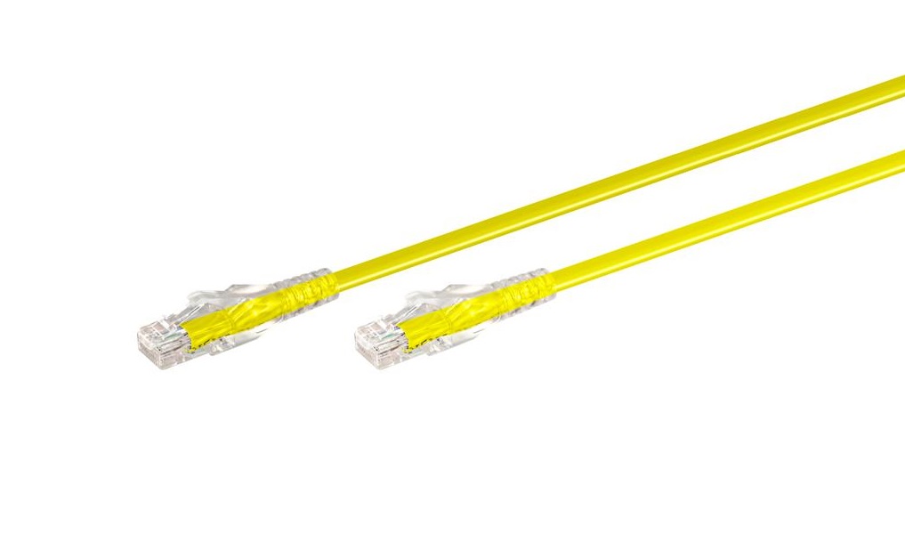 30M CAT6 Moulded Flylead – Yellow