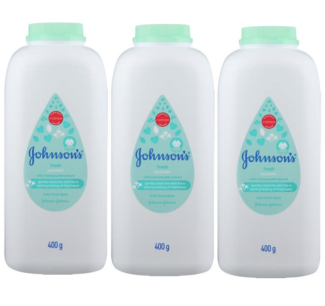 Johnson’s – Baby Fresh Powder (3 x 400g)
