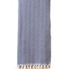 Turkish Throw / Blanket – Herringbone (220x240cm) – Navy Turkish Throw / Blanket – Herringbone (220x240cm) – Navy