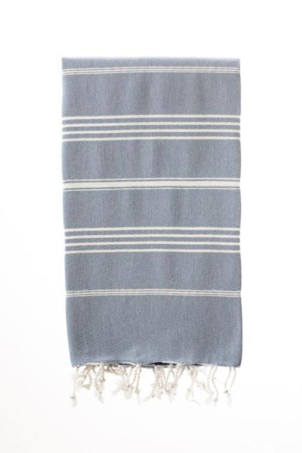 Turkish Bath / Beach Towel – Elim (100x180cm) – Denim Blue