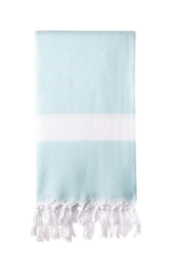 Turkish Bath / Beach Towel (100% Cotton) – Diamanta (100x180cm) – Mint