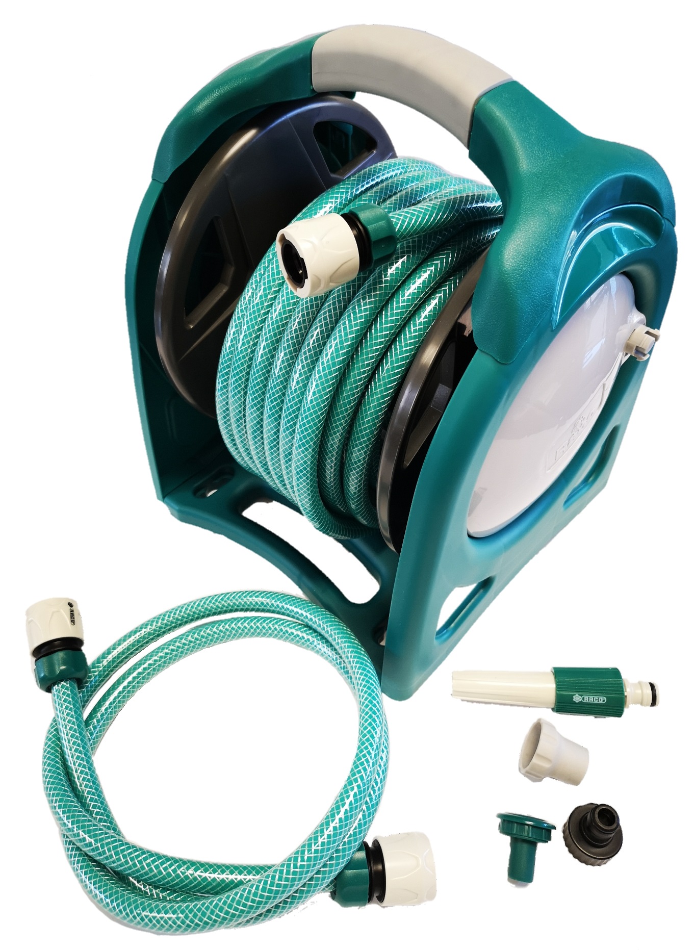 Raco – Garden Hosepipe Bundle (15m) – Wall Mountable (Including Fittings)