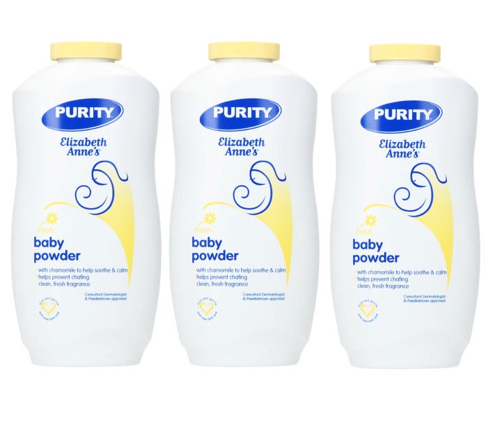 Purity & Elizabeth Anne’s – Fresh Baby Powder (3 x 400g)