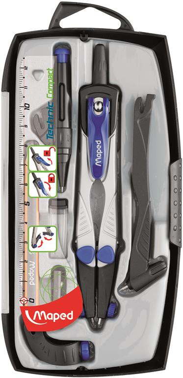 Maped Technic Compact Compass – 7 Piece