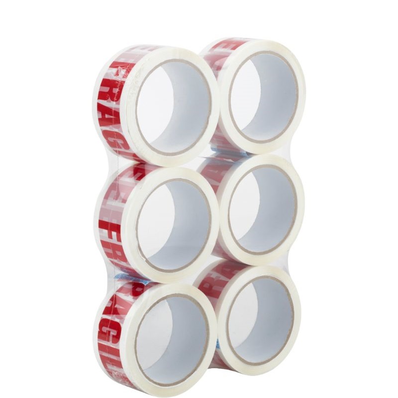 Bufallo Tapes – Fragile Tape 48mm x40m (Pack of 6)