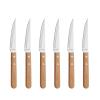 Amefa Steak Knives Wood 6 Piece Amefa Steak Knives Wood 6 Piece