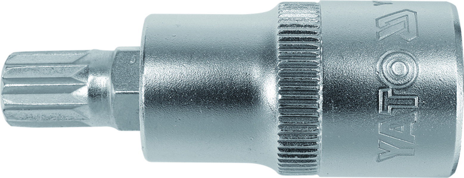 Yato – Spline Socket Bit 1/2″(M14 X 50mm)