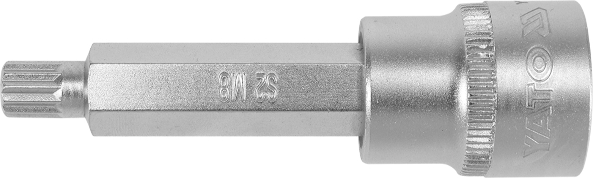 Yato – Spline Socket Bit 1/2″(M17 X 100mm)