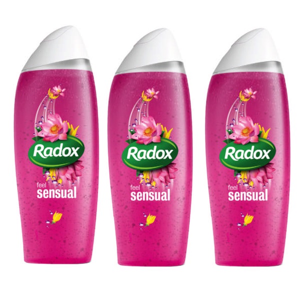 Radox – Feel Sensual Shower Gel / Body Wash (3 x 400ml)