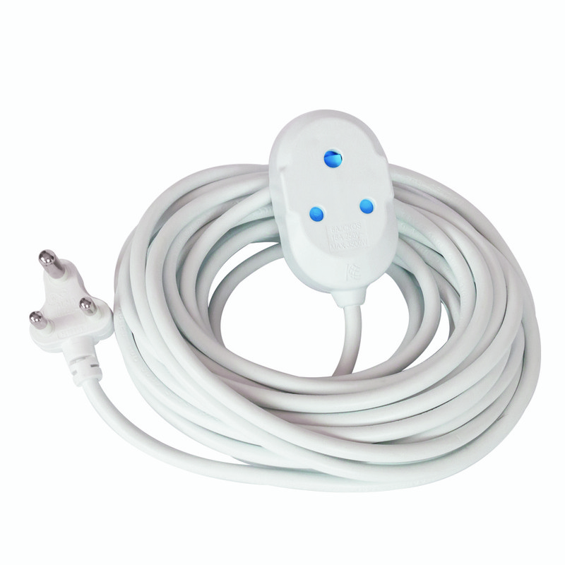 Digitech Extension Cord 10 Heavy Duty 1.5mm 16A – White