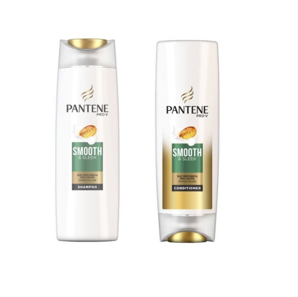 Pantene – Pro-V Smooth & Sleek – Shampoo and Conditioner Combo Pack – (2 x 400ml)