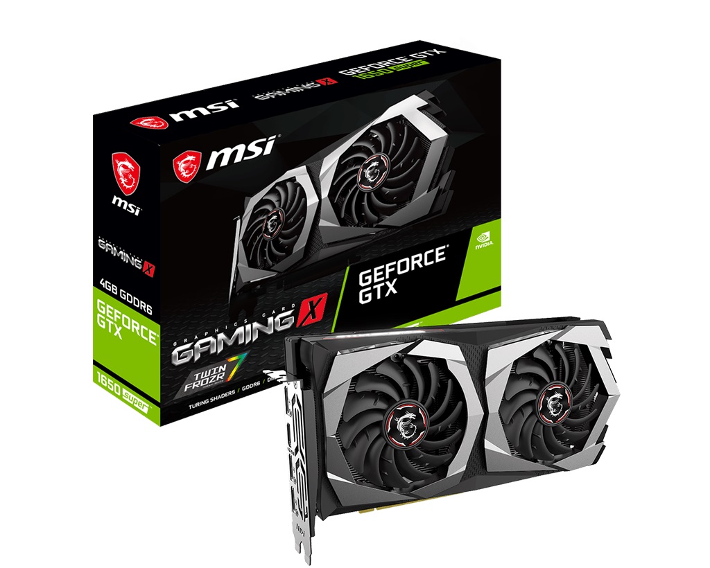 MSI Nvidia GeForce GTX 1650 SUPER Gaming X 4GB  128-BIT Graphics Card