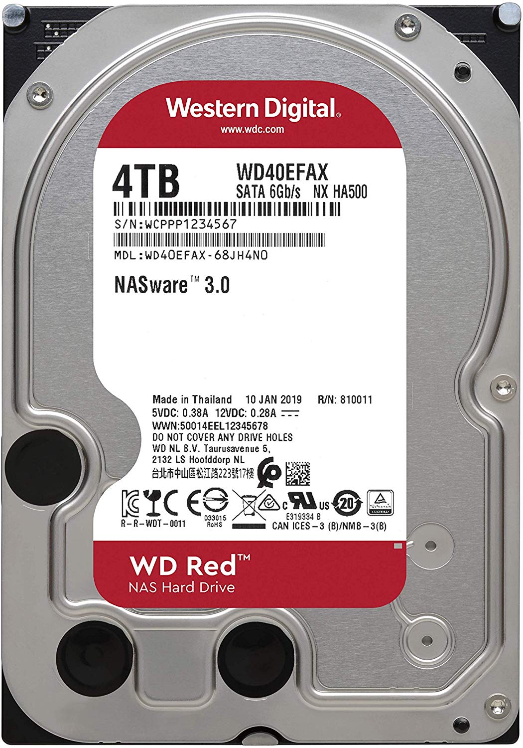 WD Red 4TB Internal NAS Hard Drive