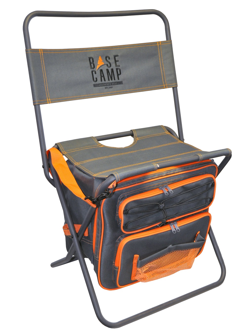 BaseCamp Fisherman’s Chair with Backrest and Cooler