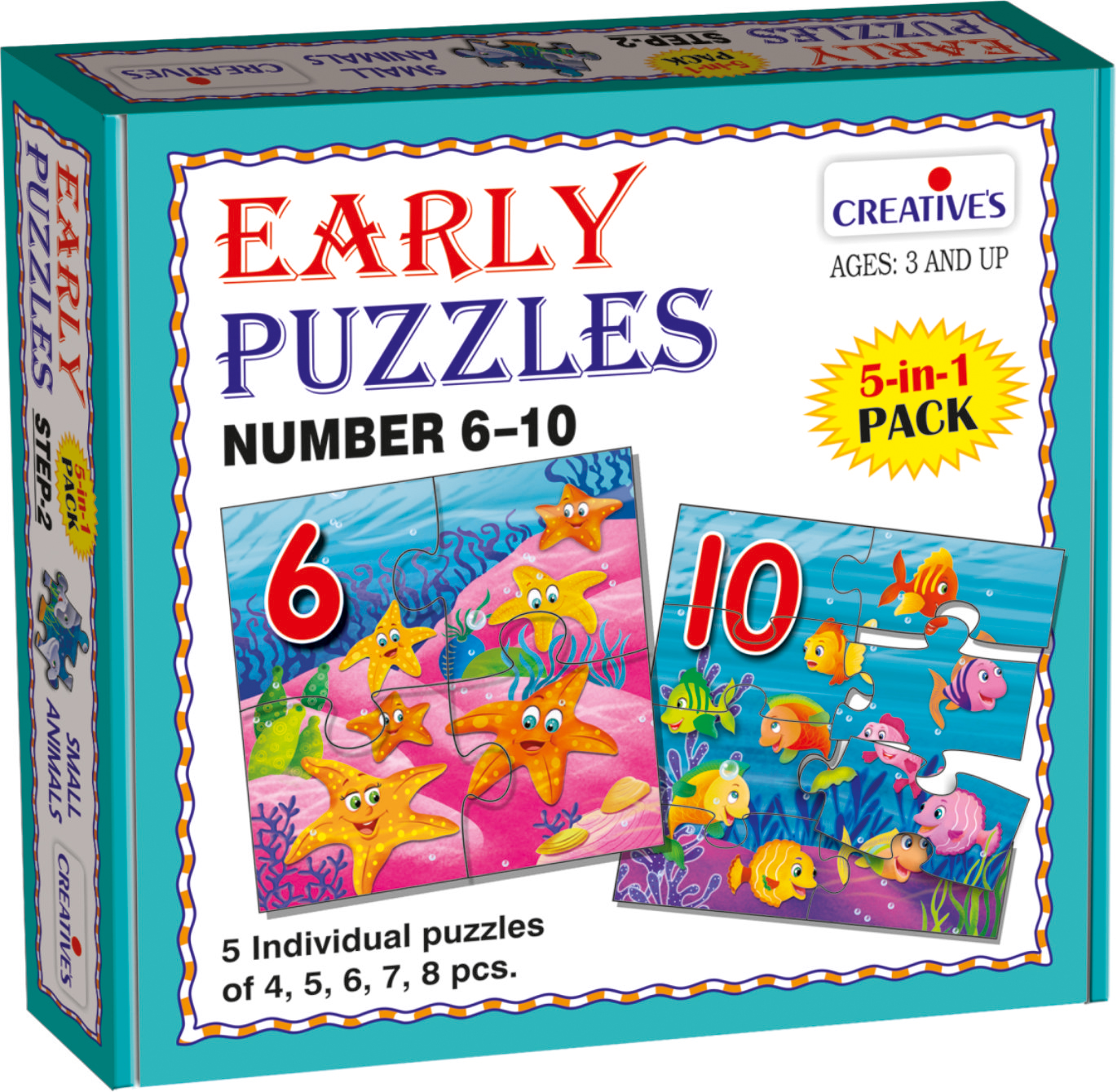 Creatives Early Puzzle Step ll – Numbers 6 to 10