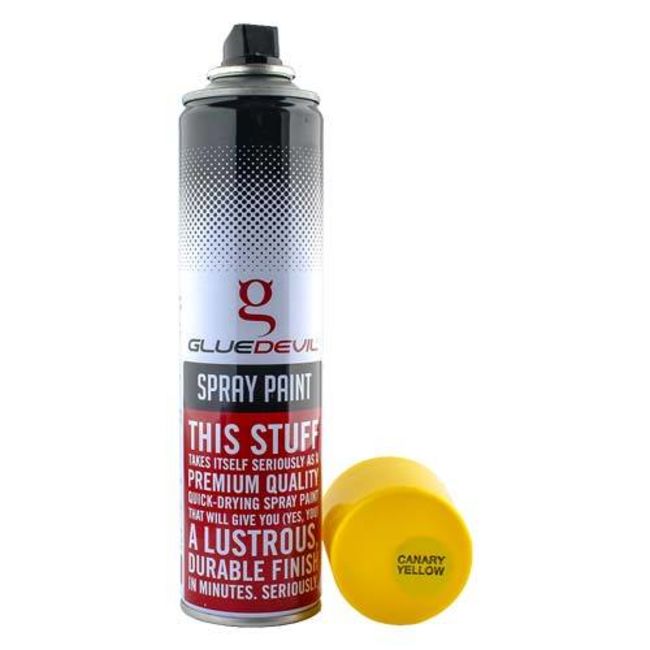 Glue Devil Spray Paint – Canary Yellow