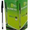 Treeline Ballpoint Pens Crystal Barrel T-Pen Black – Box of 50 Treeline Ballpoint Pens Crystal Barrel T-Pen Black – Box of 50